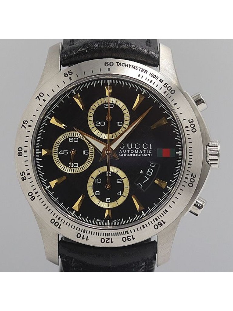 Gucci 1262 Automatic Black Dial Chronograph Date Watch Gucci 1262 Automatic Black Dial Chronograph Date Watch